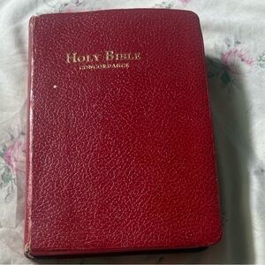 Red Holy Bible with Concordance